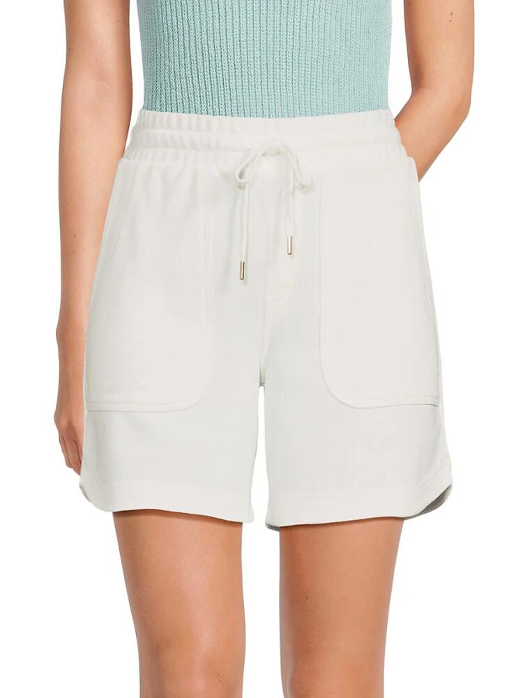 Nanette Lepore Women's Twill Drawstring Shorts - Snow White Cover