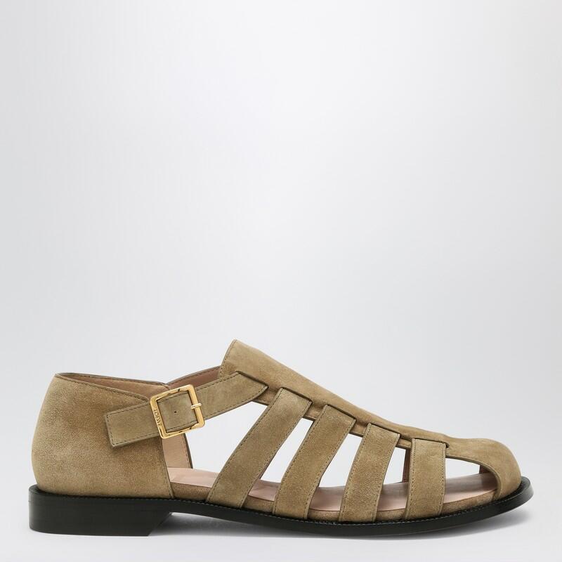 Loewe Campo beige suede calfskin sandal Cover