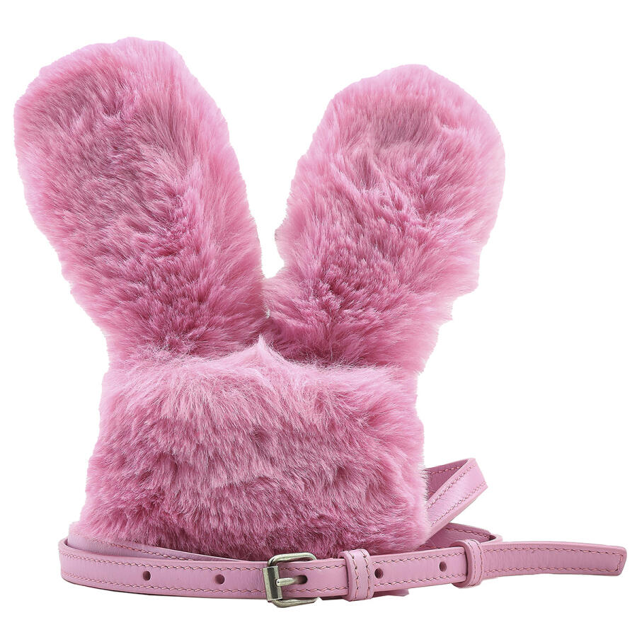 Balenciaga Rose Bunny Faux Fur Airpods Case Cover