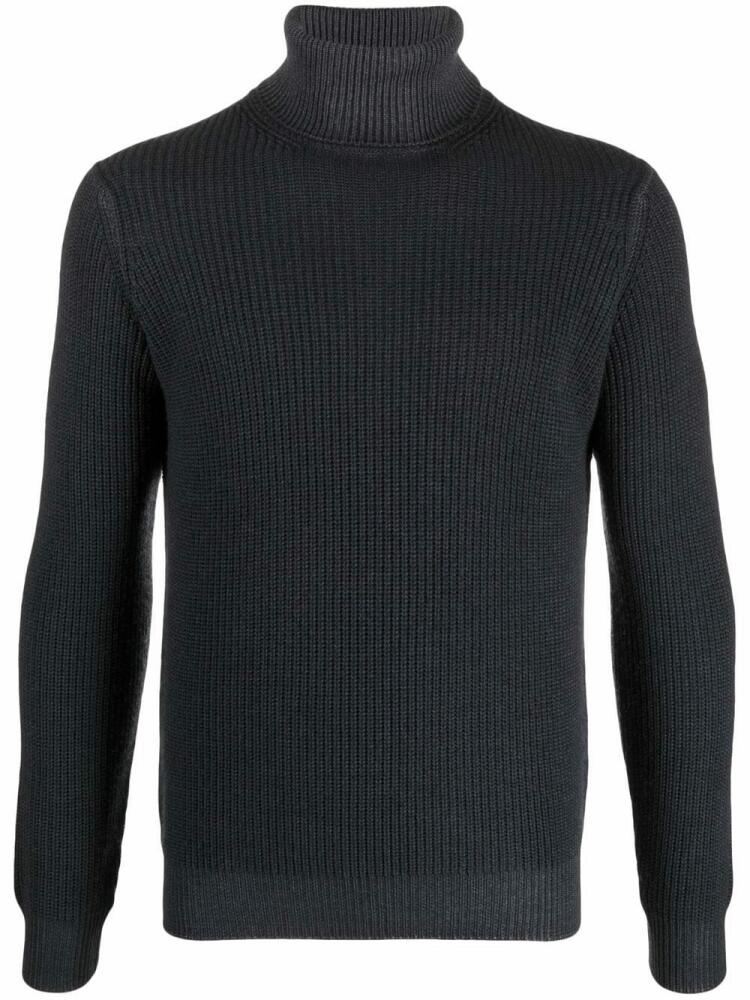 Dell'oglio merino roll neck jumper - Black Cover