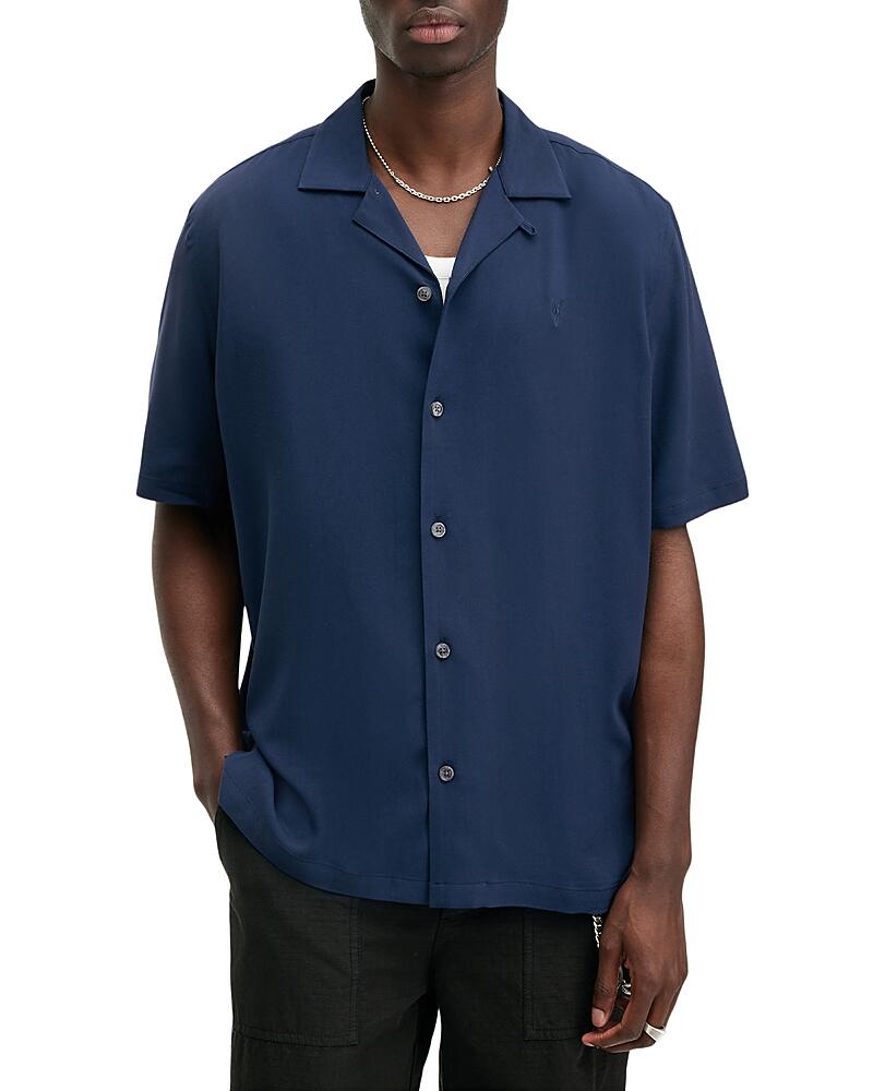 Allsaints Venice Regular Fit Camp Shirt Cover