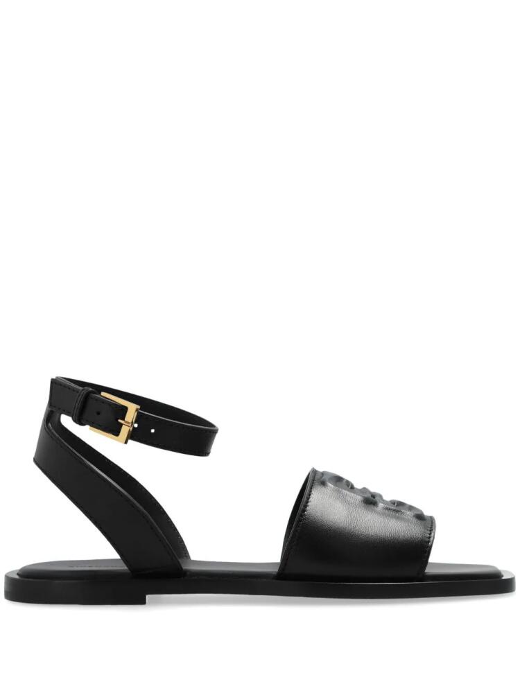 Givenchy 4G leather flat sandals - Black Cover