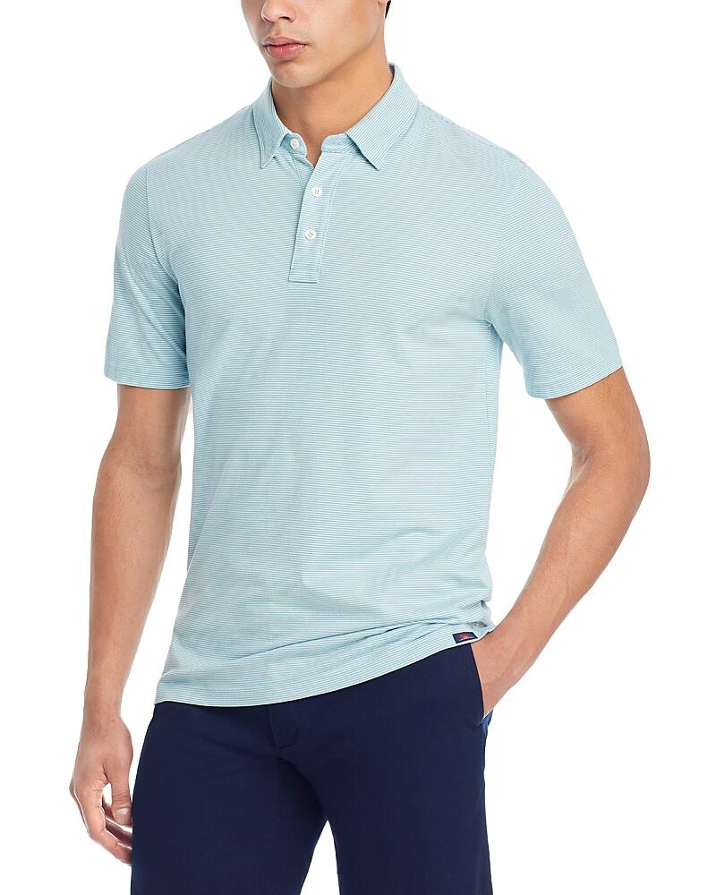 Faherty Relaxed Fit Movement Pique Polo Shirt Cover