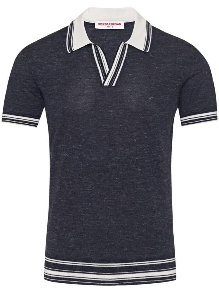 Orlebar Brown Horton polo shirt - Grey Cover