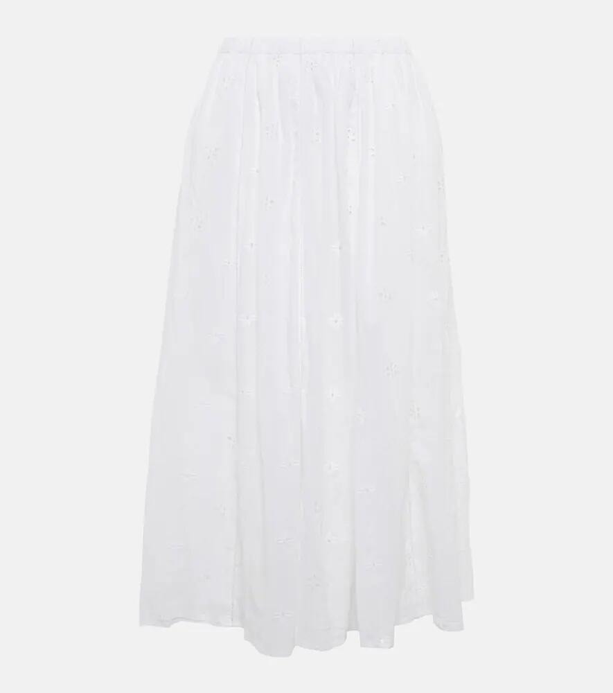 Velvet Wynne broderie anglaise midi skirt Cover