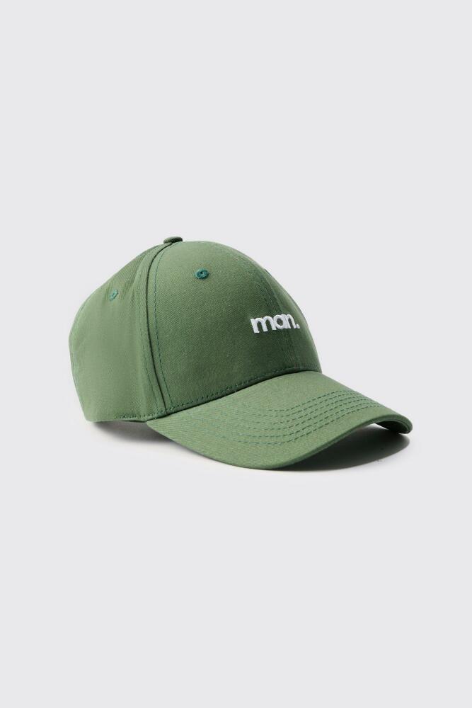 boohoo Mens Man Sport Cotton Cap - Green Cover