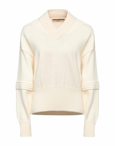 Akep Woman Sweater Cream Merino Wool, Acrylic Cover