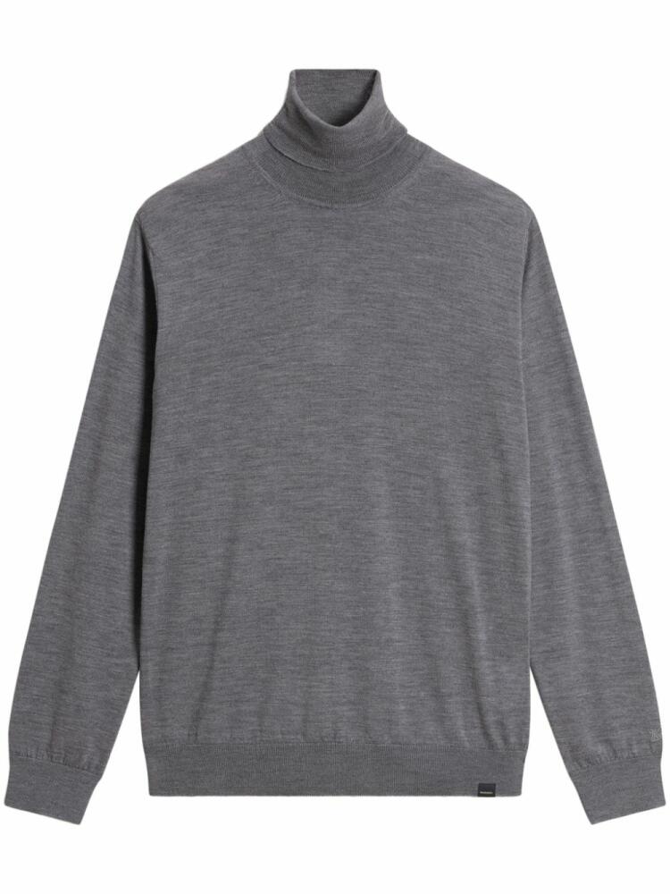 Woolrich roll-neck virgin wool sweater - Grey Cover