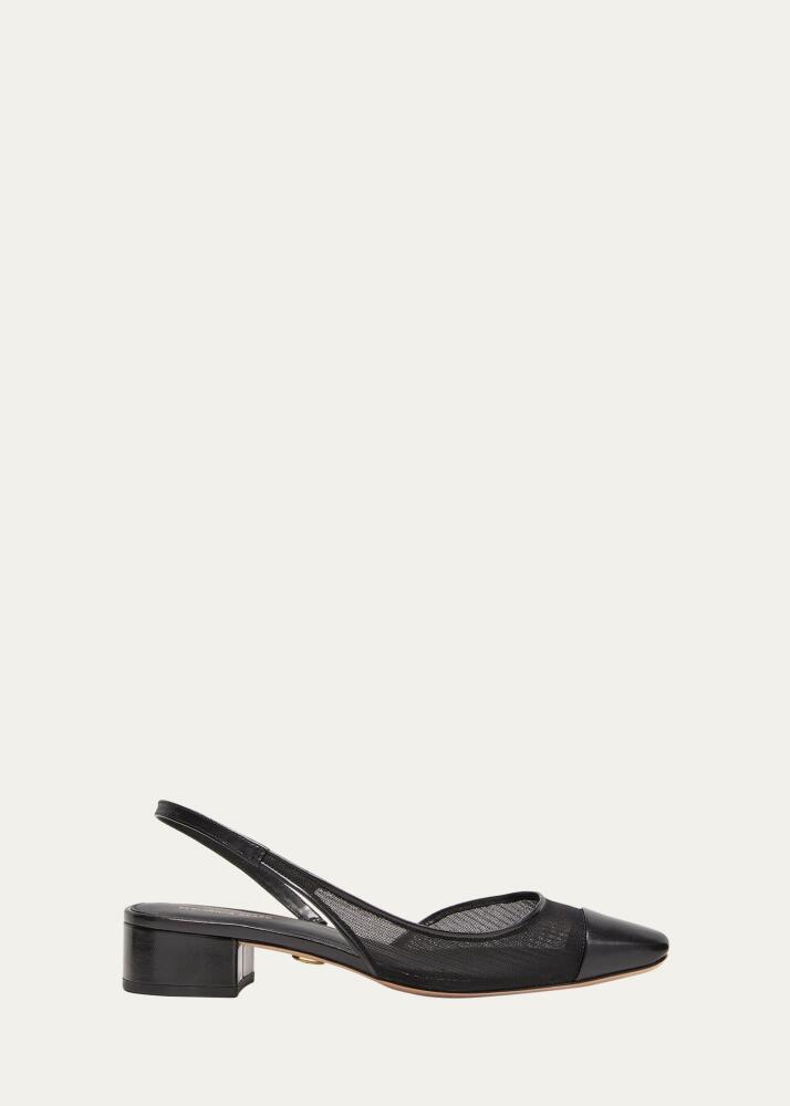 Veronica Beard Cecile Mesh Slingback Ballerina Flats Cover