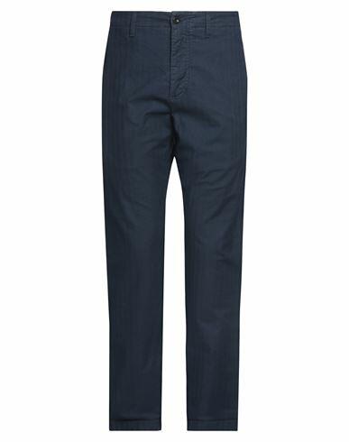 Department 5 Man Pants Midnight blue Cotton, Elastane Cover