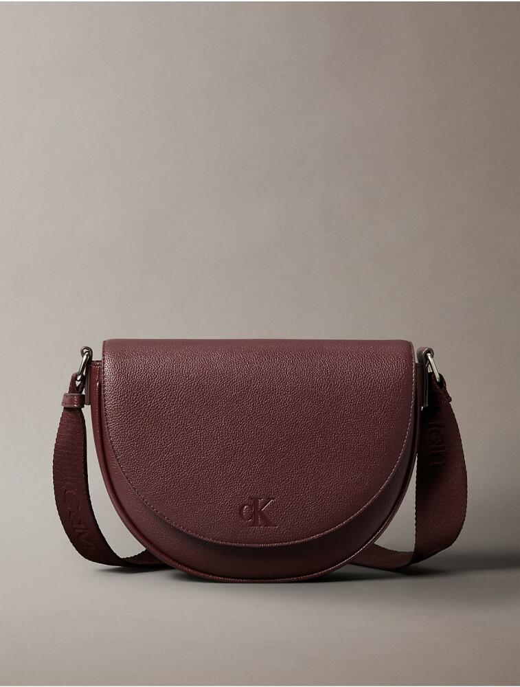 Calvin Klein Women's All Day Saddle Bag - Brown Cover