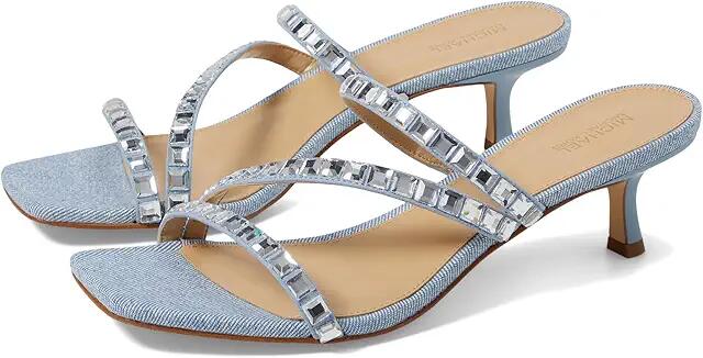 MICHAEL Michael Kors Celia Kitten Slide (Blue Haze Multi) Women's Shoes Cover