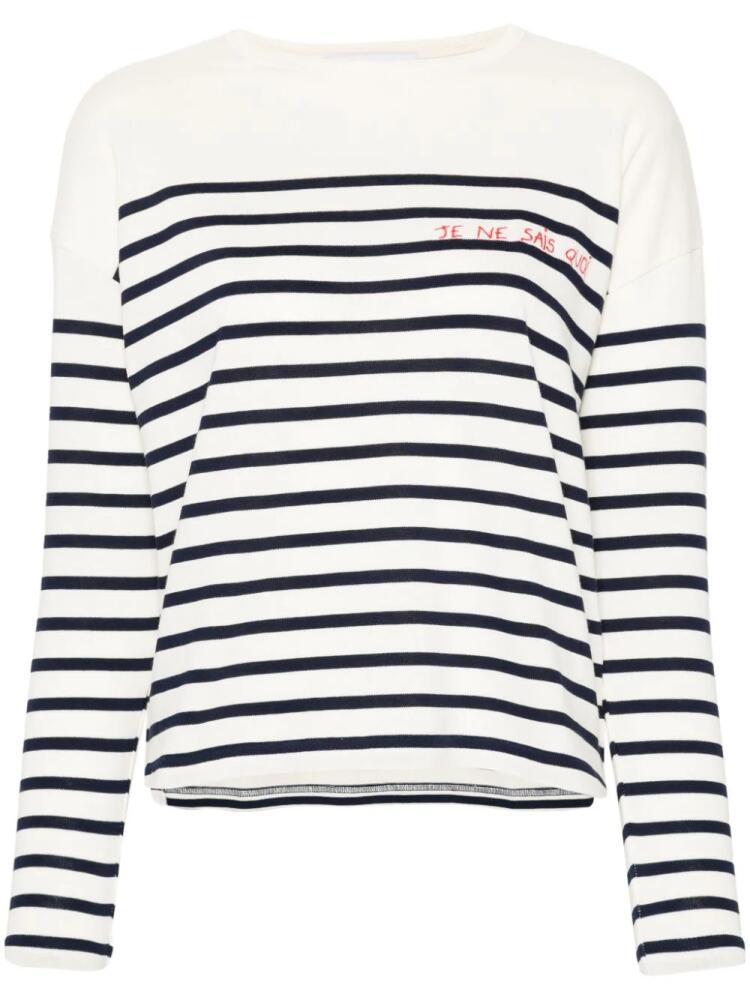 Maison Labiche Patch Coeur sweater - White Cover