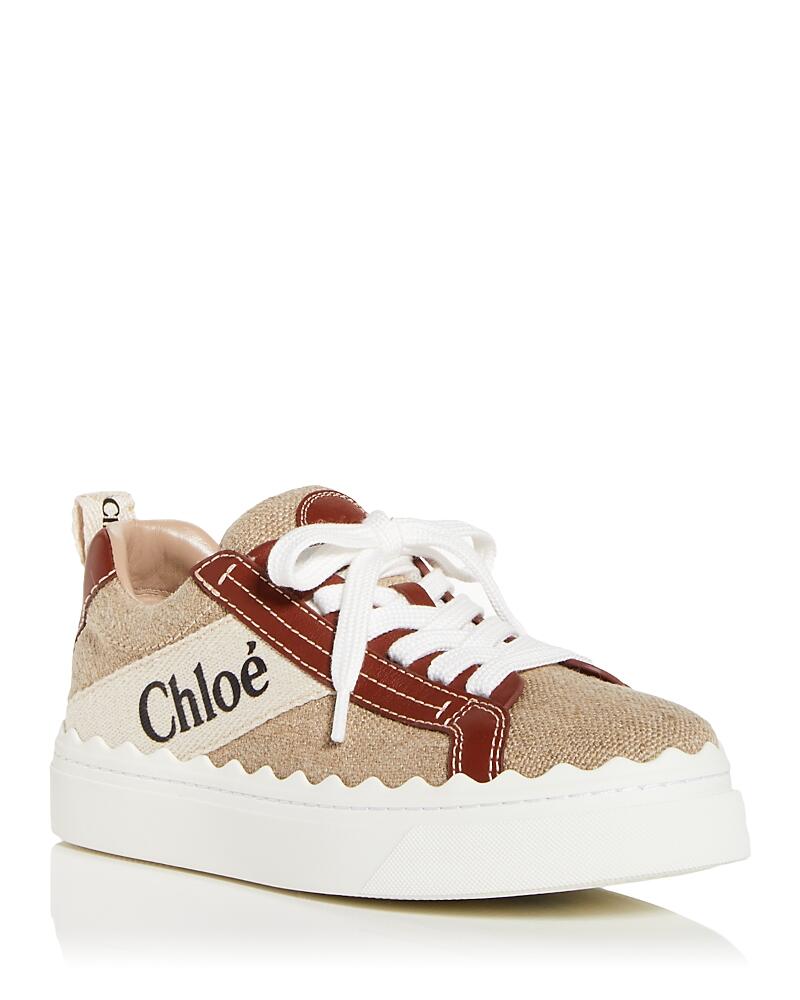 Chloe Women's Lauren Logo Platform Sneakers Cover