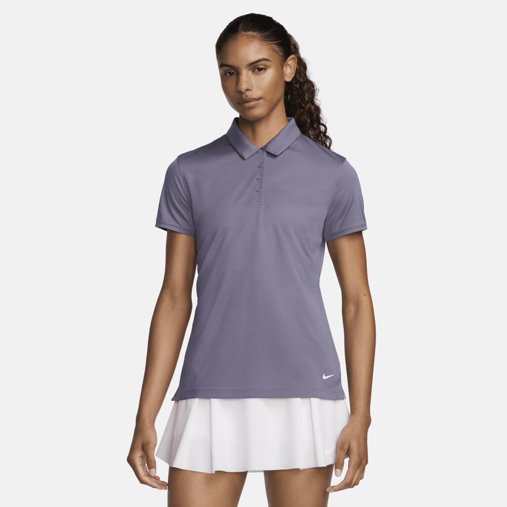 Nike Women's Dri-FIT Victory Golf Polo in Purple Cover