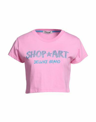 Shop ★ Art Woman Top Pink Cotton Cover