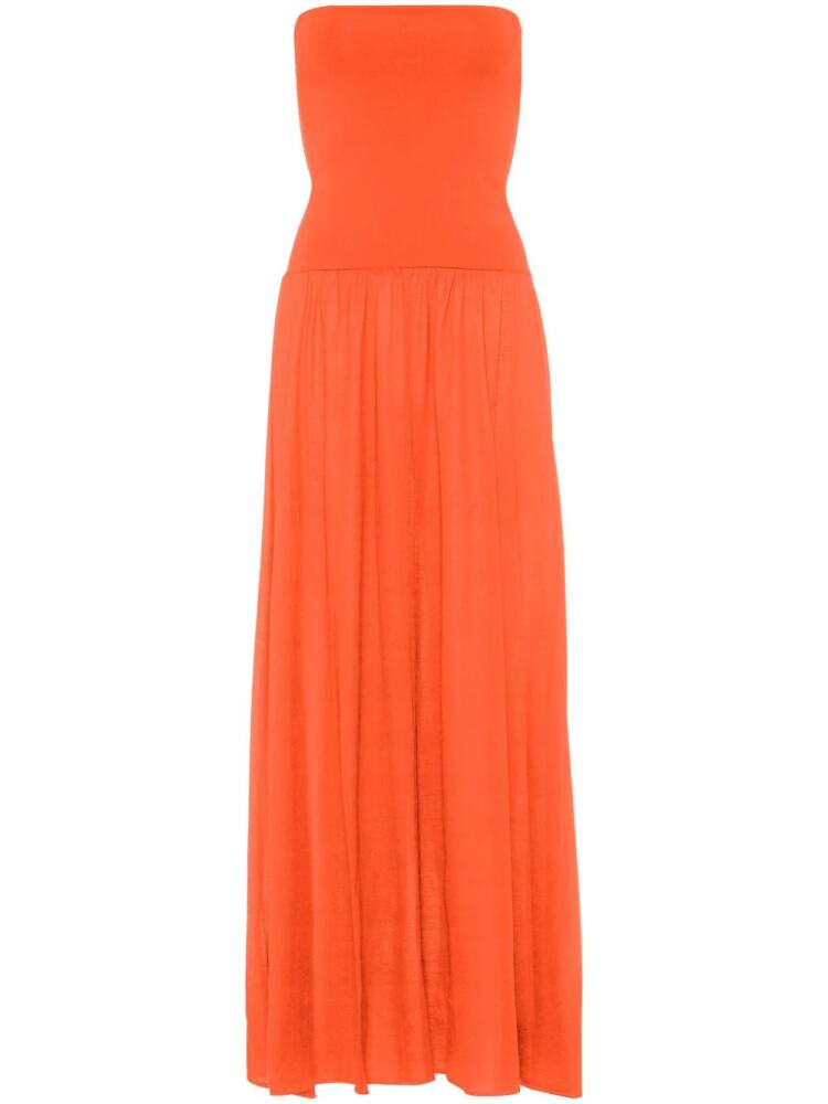 ERES Ankara strapless maxi dress - Orange Cover