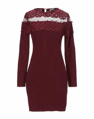 Cashmere Company Woman Mini dress Deep purple Wool, Cashmere, Nylon, Elastane Cover