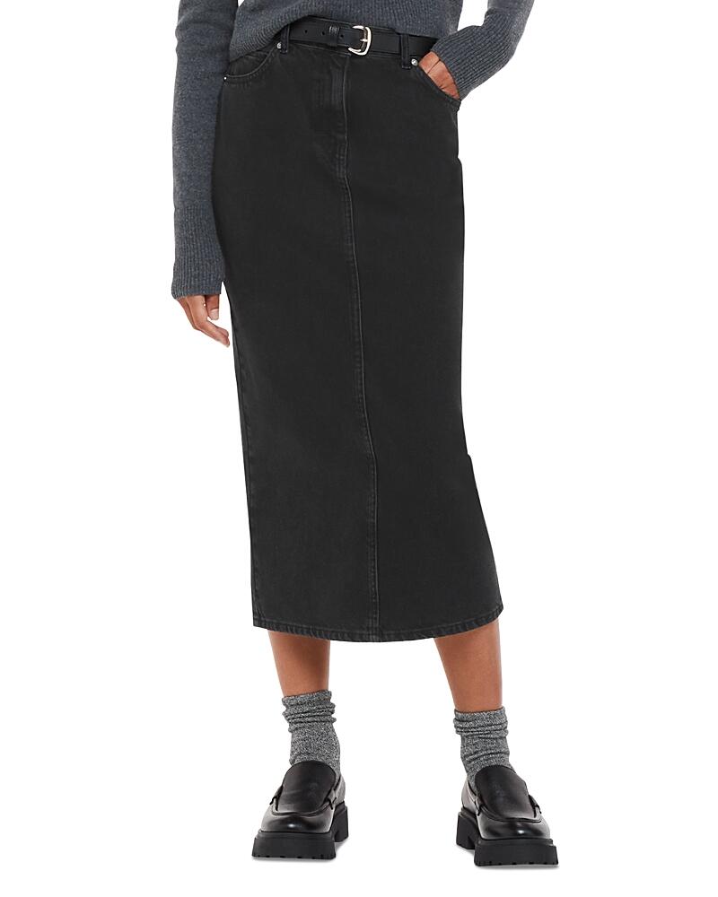 Whistles Denim Midi Skirt Cover