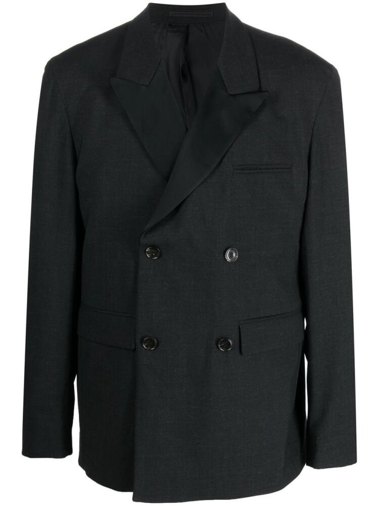 Nanushka double-breasted suit jacket - Black Cover