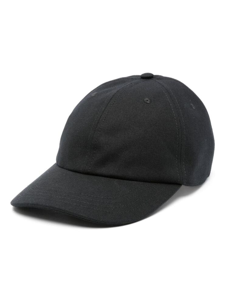 Gucci logo-lettering canvas cap - Black Cover