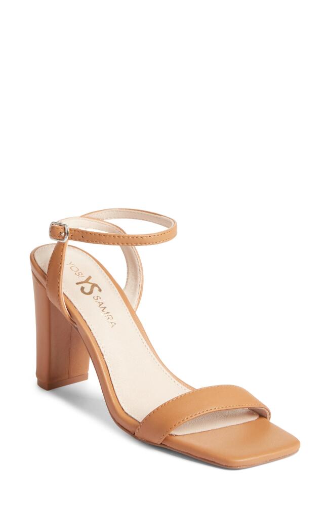 Yosi Samra Hailey Ankle Strap Sandal in Tan Cover