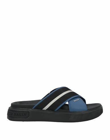 Bally Man Sandals Blue Calfskin Cover