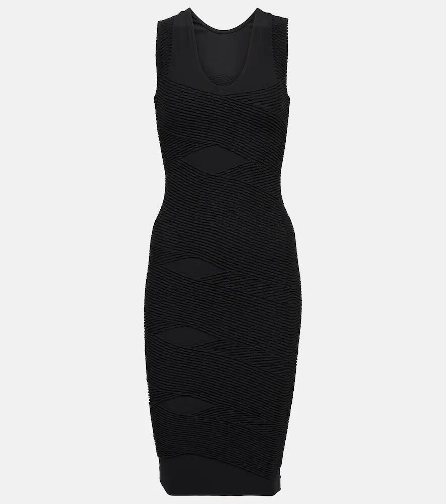 Wolford Shaping plissé knit midi dress Cover