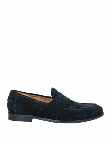 Jp/david Man Loafers Midnight blue Leather Cover