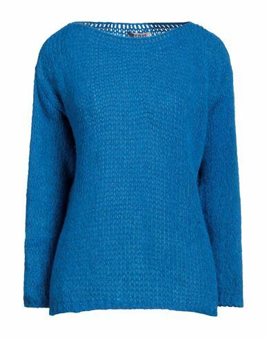 Tsd12 Woman Sweater Azure Acrylic, Polyamide, Wool, Viscose Cover