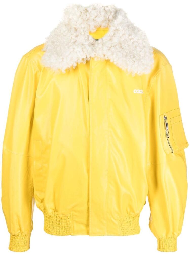 032c Tempest bomber jacket - Yellow Cover