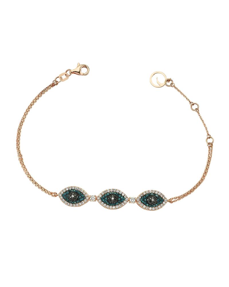 BeeGoddess Eye Light Multi-Diamond 3-Station Bracelet Cover