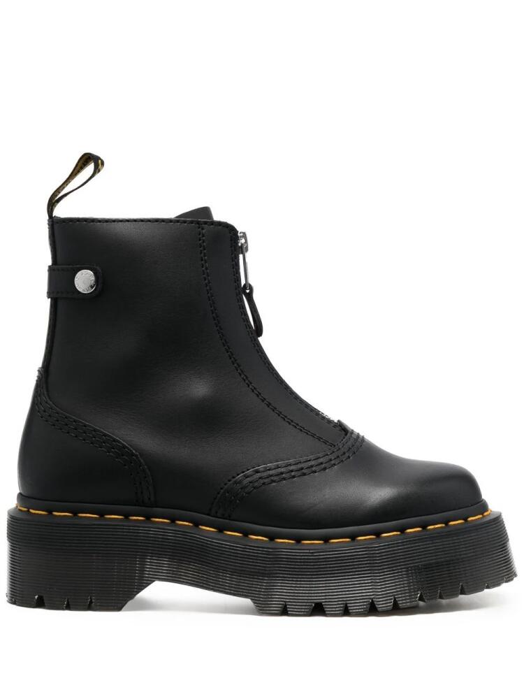 Dr. Martens Jetta zip-up platform boots - Black Cover