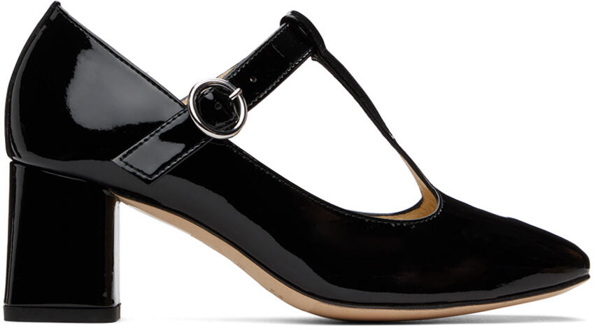 Repetto SSENSE Exclusive Black Tara Heels Cover