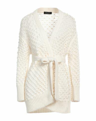 Fabiana Filippi Woman Cardigan White Wool, Alpaca wool, Polyamide, Silk, Cashmere Cover