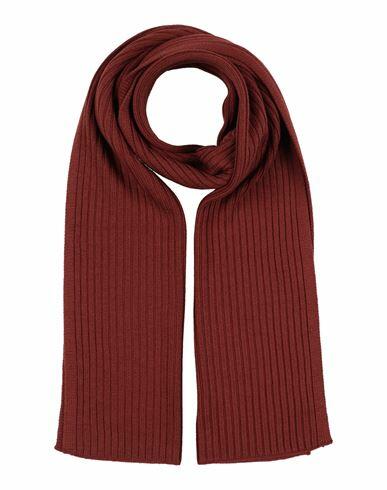 Gran Sasso Man Scarf Cocoa Virgin Wool Cover