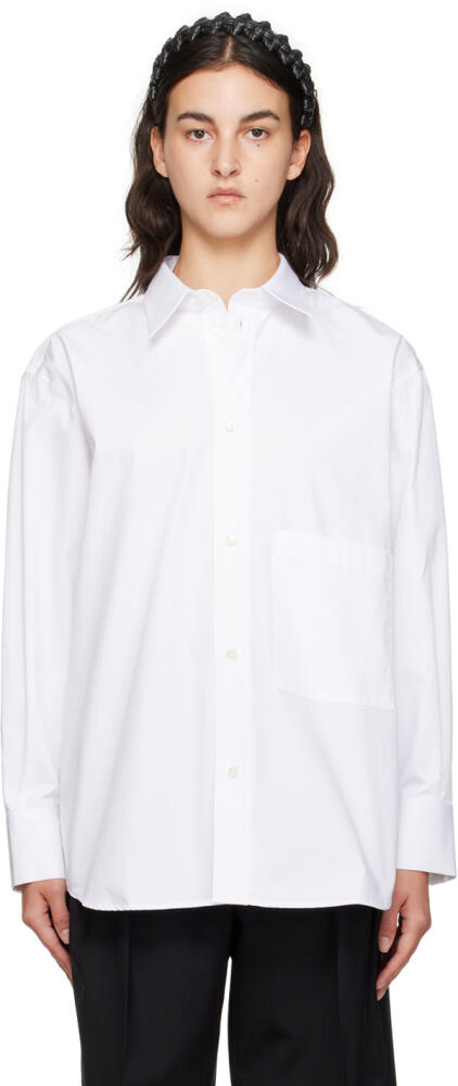 Róhe White Classic Shirt Cover