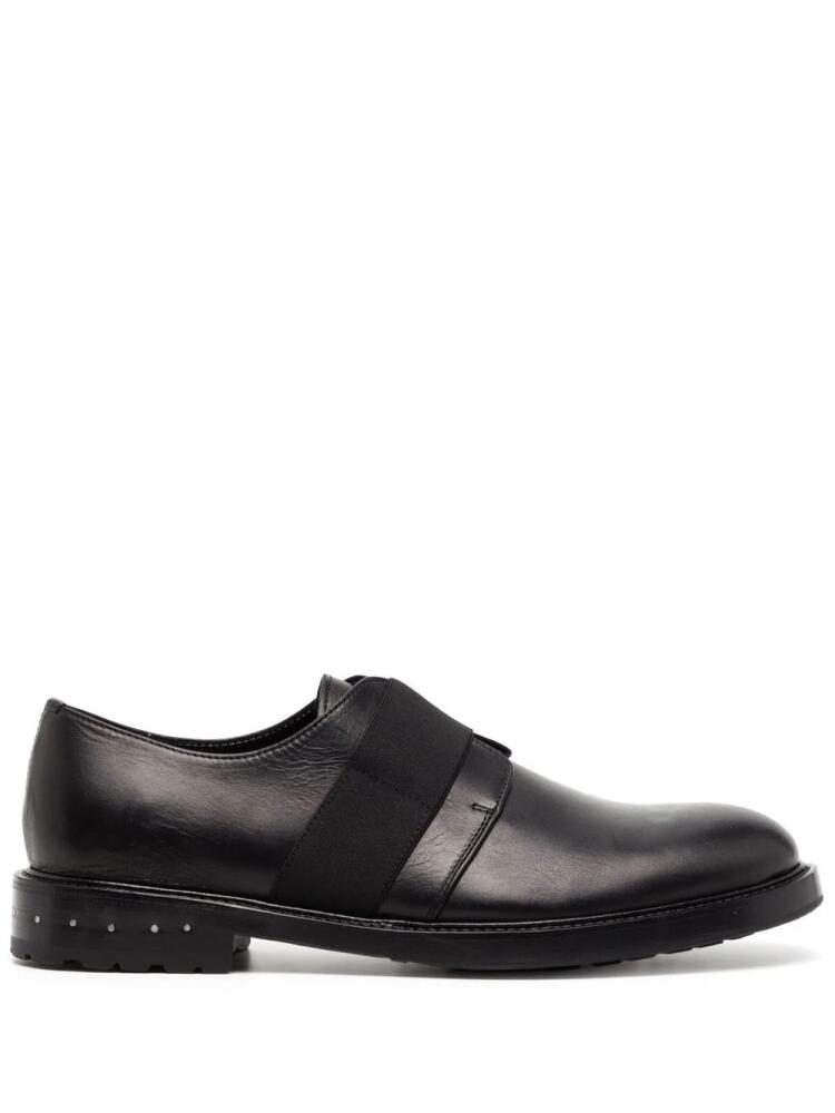 Nicolas Andreas Taralis 30mm slip-on leather derby shoes - Black Cover