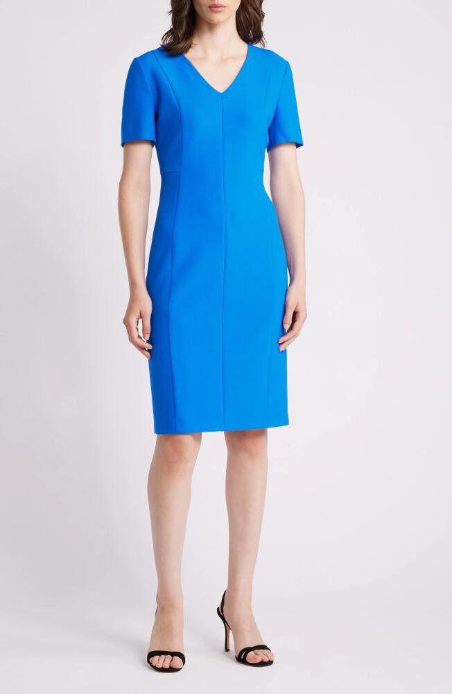 BOSS Damaisa Sheath Dress in Sonic Blue Cover