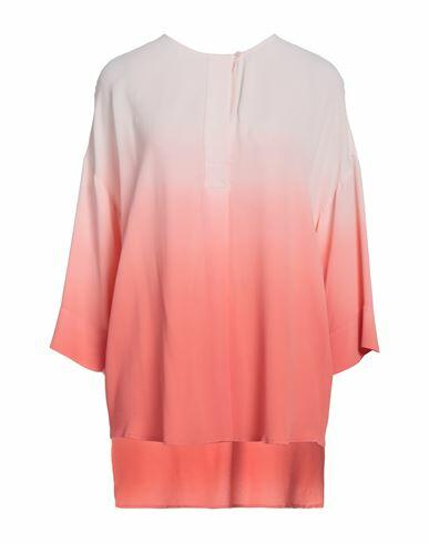 Her Shirt Her Dress Woman Top Pink Viscose, Silk Cover