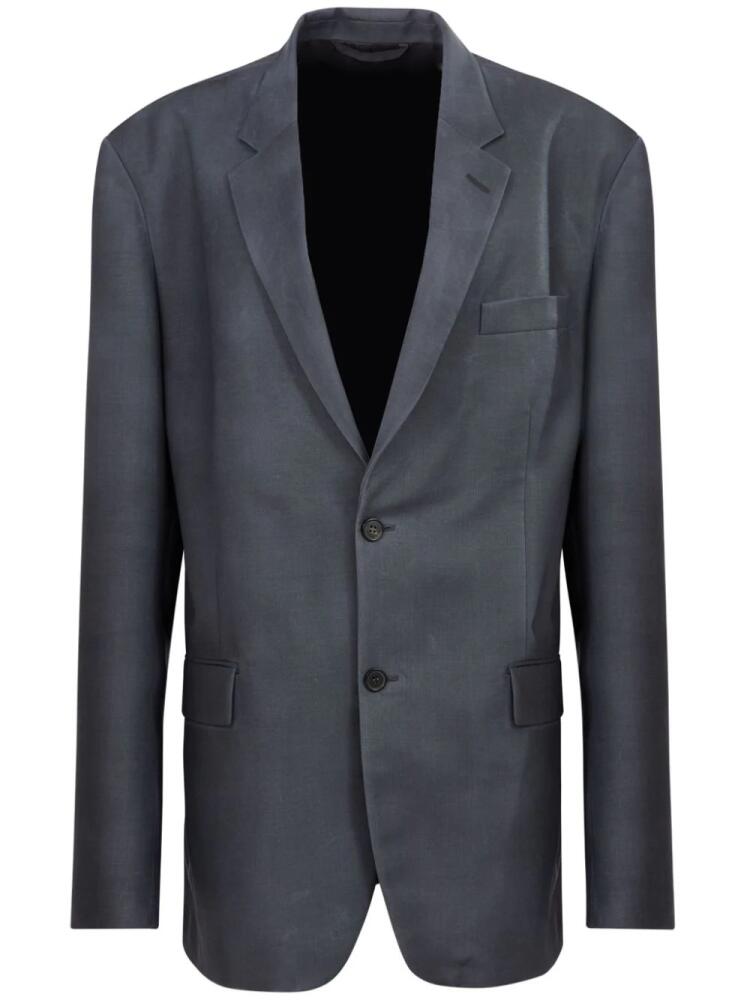 Maison Margiela four-stitch single-breasted blazer - Grey Cover