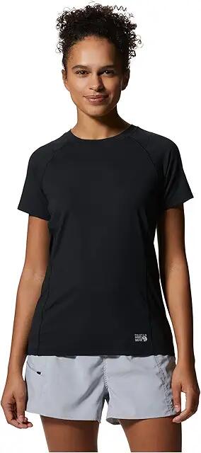 Mountain Hardwear Crater Lake Short Sleeve (Black) Women's Clothing Cover