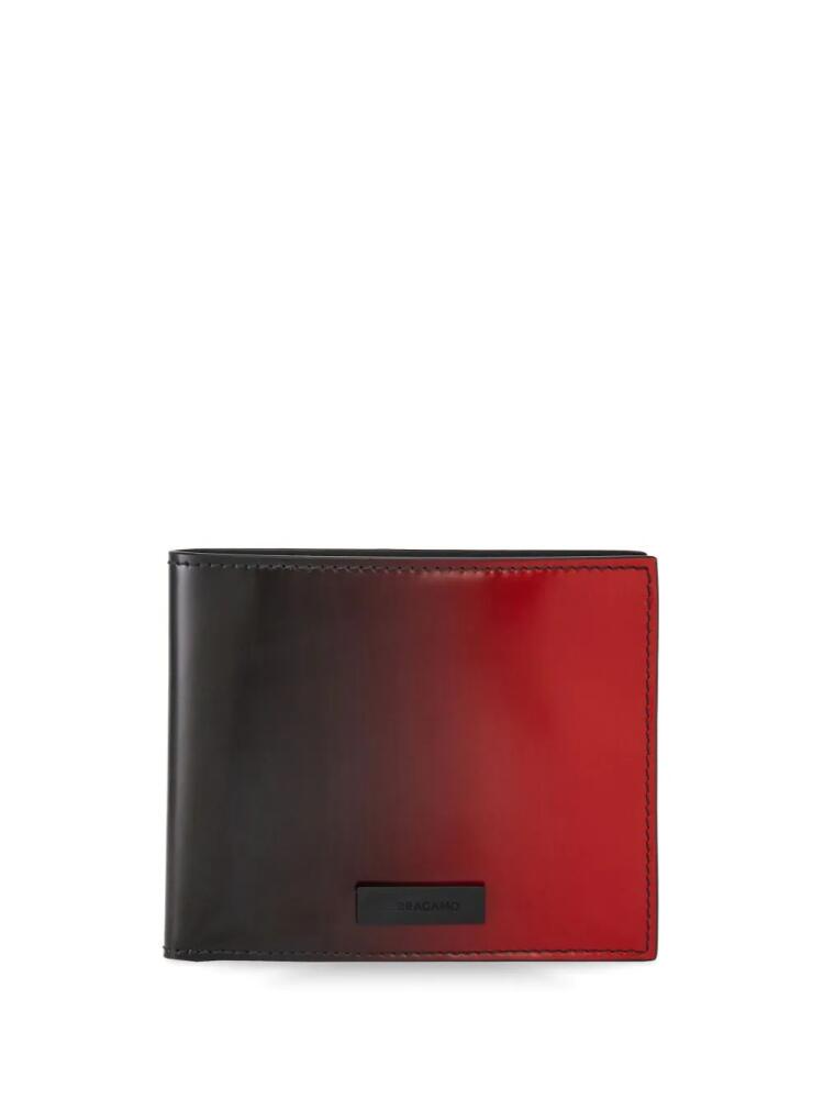 Ferragamo gradient-effect logo-patch wallet - Red Cover