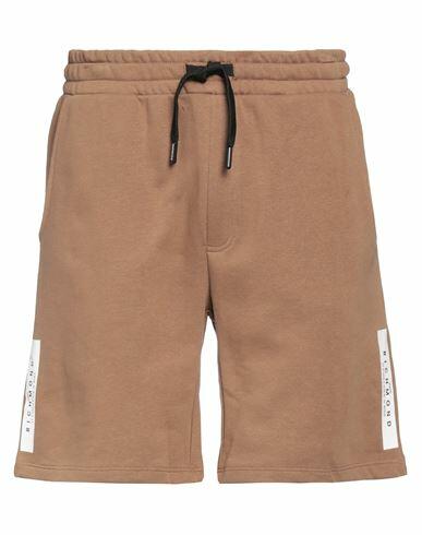 John Richmond Man Shorts & Bermuda Shorts Camel Cotton Cover