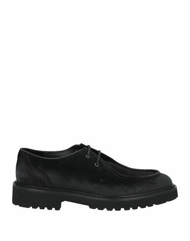 Doucal's Man Lace-up shoes Black Leather Cover