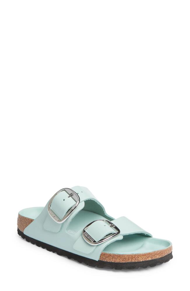 Birkenstock Arizona Big Buckle Slide Sandal in Surf Green Cover