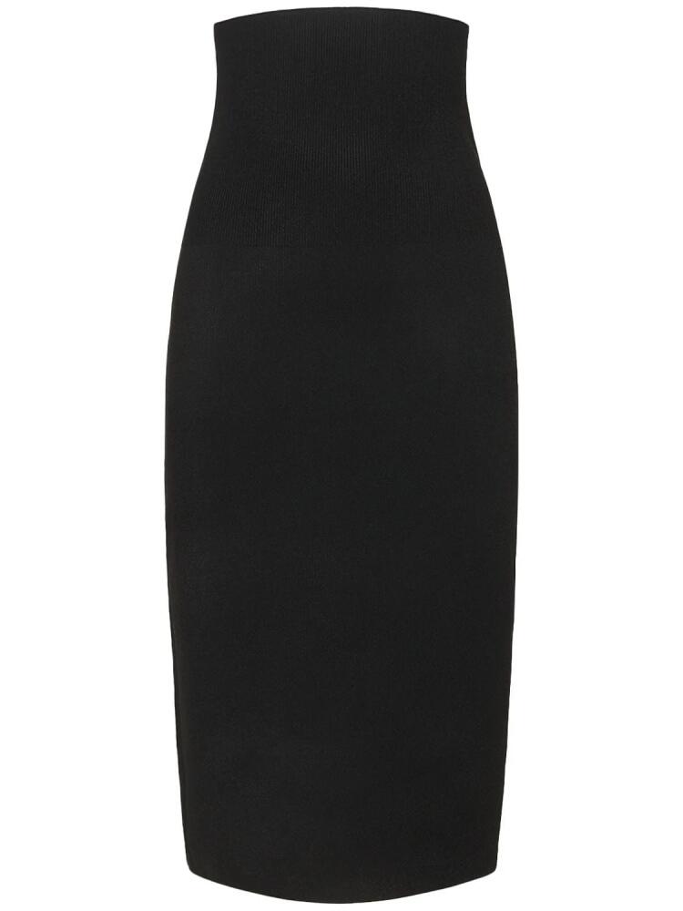 VICTORIA BECKHAM Body Fitted Stretch Midi Skirt Cover