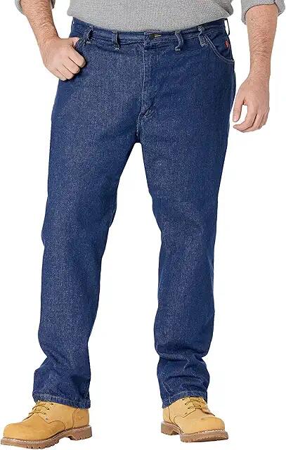 Wrangler Big Tall Flame Resistant Lightweight Regular Fit (Dark Denim) Men's Jeans Cover