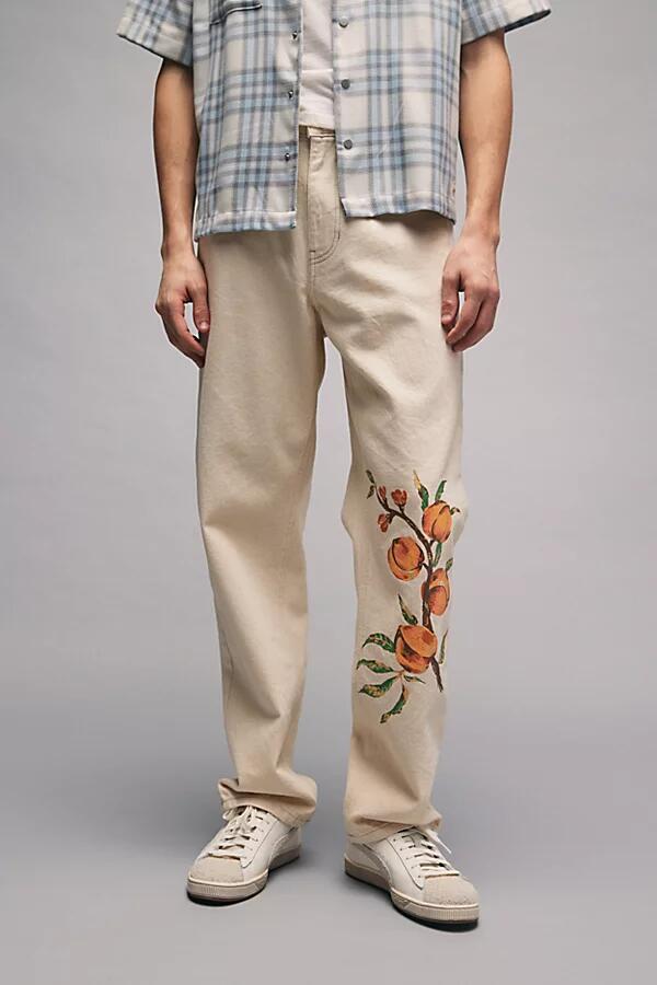 BDG Fruit Print Utility Jean in Cream Cover