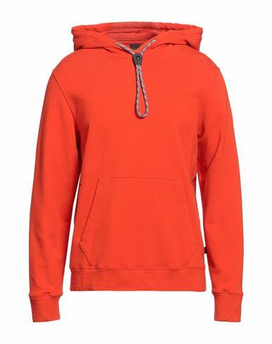 Noumeno Concept Man Sweatshirt Orange Cotton Cover